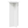 Support de Plante 2 pcs Blanc brillant 40 x 40 x 80 cm 637672637672