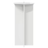 Support de Plante 2 pcs Blanc brillant 40 x 40 x 80 cm 637672637672