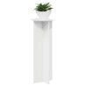 Support de Plante 2 pcs Blanc brillant Ø40 x 100 cm 637675637675