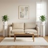 Support de Plante 2 pcs Blanc brillant Ø40 x 100 cm 637675637675
