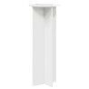 Support de Plante 2 pcs Blanc brillant Ø40 x 100 cm 637675637675