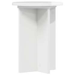 Support de Plante 2 pcs Blanc brillant Ø29,5 x 40 cm 637676637676