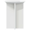 Support de Plante 2 pcs Blanc brillant Ø29,5 x 40 cm 637676637676