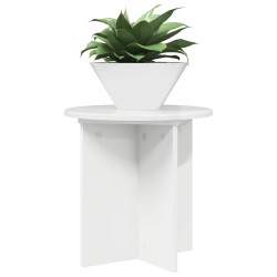 Support de Plante 2 pcs Blanc brillant 40 x 40 x 40 cm 637677637677