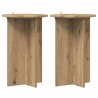 Support de Plante 2 pc Chêne artisanal Ø40 x 60 cm 637679637679