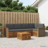 Ensemble de canapé d'angle 5 pcs Naturel et Anthracite 637694637694