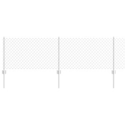 Clôture grillagée avec poteau 25 x 0,6 m Acier galvanisé Maille 637696637696