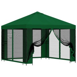 Abri de jardin avec parois 3 x 3 m Vert Polyester et Acier 637713637713