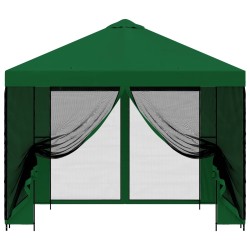 Abri de jardin avec parois 3 x 3 m Vert Polyester et Acier 637713637713