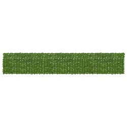 Écran de balcon avec feuilles Vert et jaune 600 x 100 cm 637728637728