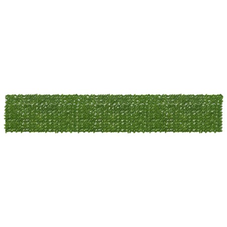 Écran de balcon avec feuilles Vert et jaune 600 x 100 cm 637728637728