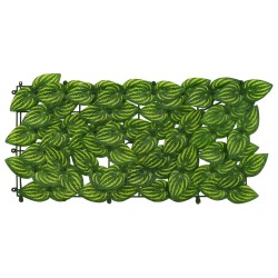Écran de balcon avec feuilles Vert et jaune 600 x 100 cm 637728637728