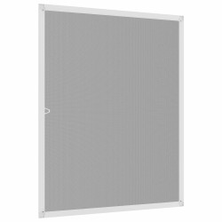 Écran anti-insectes pour fenêtres Blanc 110 x 130 cm 637733637733