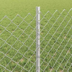 Clôture grillagée avec poteau 10 x 0,6 m Acier galvanisé Maille 637734637734