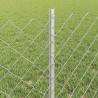 Clôture grillagée avec poteau 10 x 0,6 m Acier galvanisé Maille 637735637735