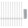 Clôture grillagée avec poteau 10 x 0,6 m Acier galvanisé Maille 637735637735