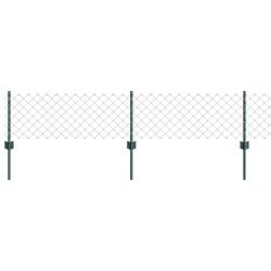 Clôture grillagée avec poteau 10 x 0,4 m Acier recouvert de PVC 637736637736