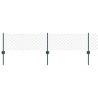 Clôture grillagée avec poteau 10 x 0,4 m Acier recouvert de PVC 637736637736