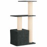 Arbre à chat avec poteaux à griffer en sisal Gris foncé 133 cm 637738637738