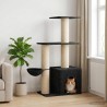 Arbre à chat avec poteaux à griffer en sisal Gris foncé 133 cm 637739637739