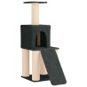 Arbre à chat avec poteaux à griffer en sisal Gris foncé 146 cm 637743637743