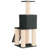Arbre à chat avec poteaux à griffer en sisal Gris foncé 146 cm 637743637743