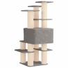 Arbre à chat avec poteaux à griffer en sisal Gris clair 161 cm 637745637745