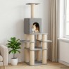 Arbre à chat avec poteaux à griffer en sisal Gris clair 180 cm 637747637747