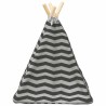 Teepee pour animaux de compagnie avec coussin 40 x 40 x 50 cm 637751637751