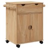 Chariot de cuisine OTTA 59x45x80 cm bois massif de pin 637758637758