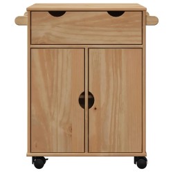Chariot de cuisine OTTA 59x45x80 cm bois massif de pin 637758637758