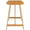 Ensemble de bar de jardin 5 pcs Marron 637777637777