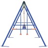 Ensemble de balançoires d'extérieur Multicolore Acier et PE 637780637780