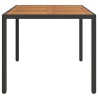 Table de Jardin Noir 150 x 90 x 75 cm polyrotin 637793637793