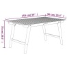 Table de jardin 150x90x75 cm Bois d'acacia solide 637794637794