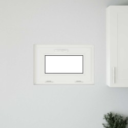 Fenêtre de sous-sol RISOR 60 x 40 cm PVC et verre Blanc 637799637799