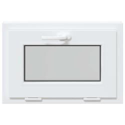 Fenêtre de sous-sol RISOR 60 x 40 cm PVC et verre Blanc 637799637799