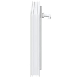 Fenêtre de sous-sol RISOR 60 x 40 cm PVC et verre Blanc 637799637799