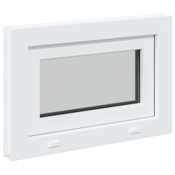 Fenêtre de sous-sol RISOR 60 x 40 cm PVC et verre Blanc 637799637799