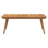 Table de jardin 200x90x75 cm Bois d'acacia solide 637805637805