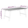 Table de jardin 200x90x75 cm Bois d'acacia solide 637805637805