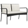 Ensemble de jardin avec coussin acier 637813637813