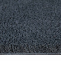 Tapis de porte gris foncé 80x100 cm fibre de coco touffeté 637816637816