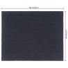 Tapis de porte gris foncé 80x100 cm fibre de coco touffeté 637816637816
