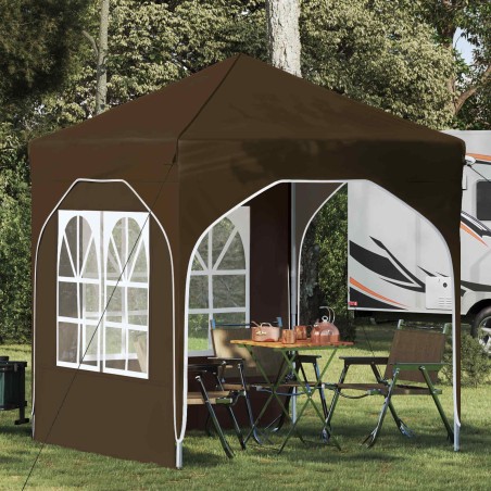 Tente de fête pop-up 192 x 192 x 245 cm Taupe 637817637817