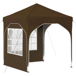 Tente de fête pop-up 192 x 192 x 245 cm Taupe 637817637817