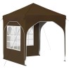 Tente de fête pop-up 192 x 192 x 245 cm Taupe 637817637817