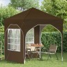 Tente de fête pop-up 192 x 192 x 245 cm Taupe 637817637817
