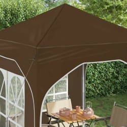 Tente de fête pop-up 192 x 192 x 245 cm Taupe 637817637817