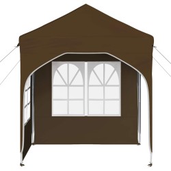 Tente de fête pop-up 192 x 192 x 245 cm Taupe 637817637817
